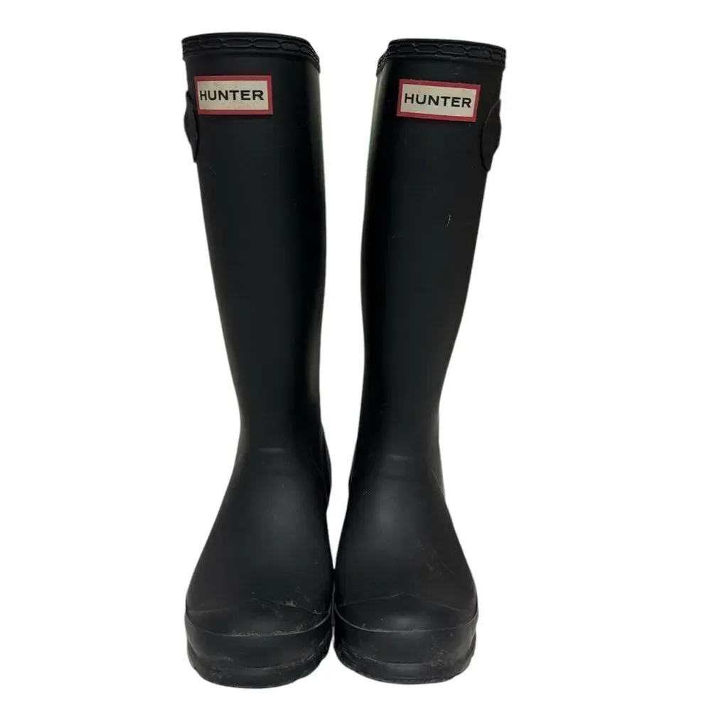 HUNTER Kids' Classic Rain Boot (Big Kid) EUC